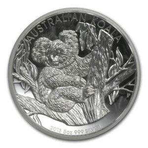 2013P Australia 5oz Silver Koala $8 Silver Coin High Relief Proof COA OGP - Picture 1 of 5