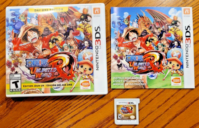 Jogo Nintendo 3ds One Piece Unlimited World R (Day One Edition), Jogo de  Videogame Nintendo Usado 89186303