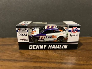 Denny Hamlin 2024 FEDEX EXPRESS #11 Joe Gibbs Camry 1/64 AUTO - Foto 1 di 3