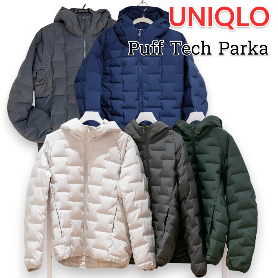 UNIQLO Puff Tech Parka Water-repellent 470118 XS-4XL JAPAN NEW 2024 authentic - Image 1 of 1