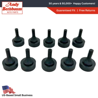 For 1949-1952 DeSoto S-13 S14 S-15 Firedome Hood Rubber Bumpers Set Of 10 - Image 1 of 4