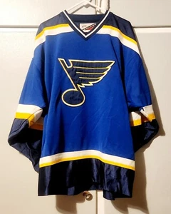 Blue St. Louis Blues Jersey, Pro Player, Size Adult XL, Officially Licsensed NHL - Picture 1 of 6