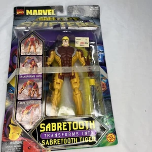Marvel Toybiz X-Men Wolverine Foe Sabretooth Figure Shape Shifters ToyBiz 1999 - Bild 1 von 7
