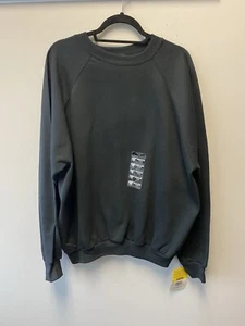 Sudadera vintage Tulex negra cuello redondo—XL - Imagen 1 de 6