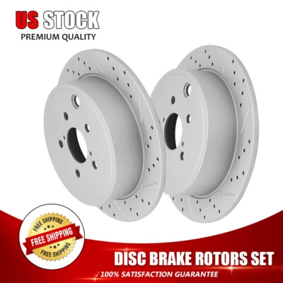 Conjunto de rotores de freio traseiro a disco 286 mm para Subaru Legacy Outback Forester Impreza BRZ - Imagem 1 de 4