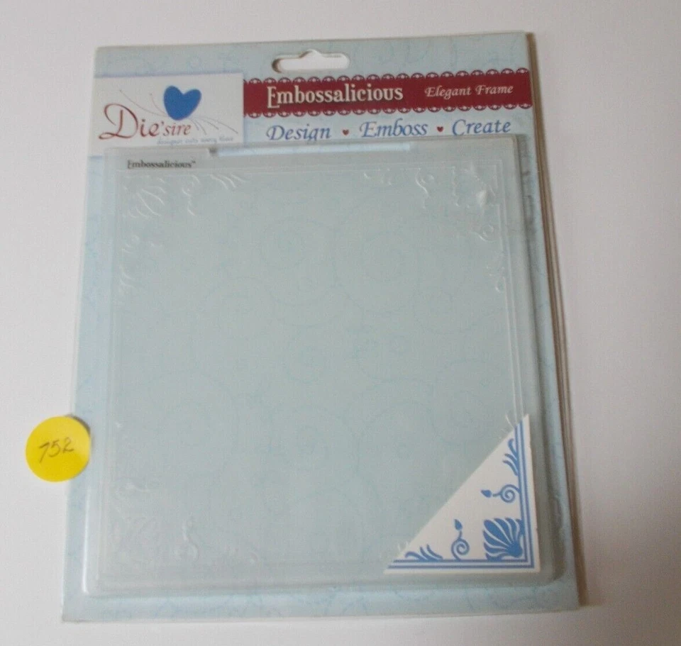 Carpeta de estampado Die'sire elegante marco (E752) Foto 1 de 2