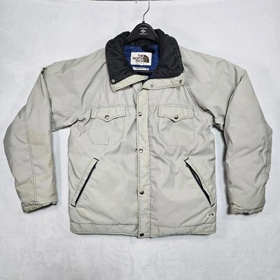 Chaqueta De Colección The North Face Etiqueta Marrón Para Hombres Grande Plumón Abombado Pana Nieve EE. UU. Foto 1 de 4