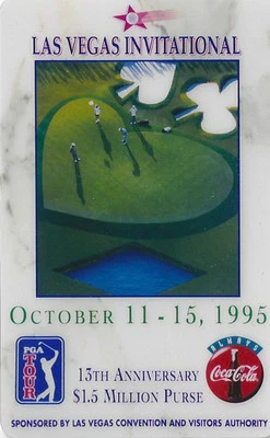 Tarjeta telefónica/tarjeta telefónica TK 140 EE. UU. Las Vegas Invitational Golf Coke & PGA Tour
