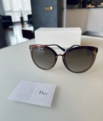 Premium Christian Dior sunglasses for women, brown & pink, Italy - Image 1 of 4