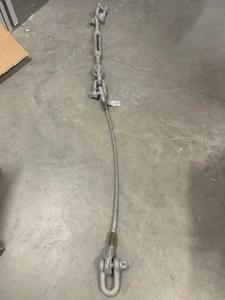 Tensor de alta resistencia usado tamaño 5 1/2 pies 3/4 con cable 1/2. Buen estado. - Imagen 1 de 6