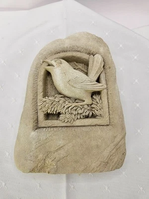 Placa de pared vintage 1996 Carruth Stone Bird Foto 1 de 4