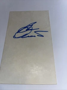 Ben Crenshaw Signed 3x5 Index Card - Picture 1 of 1