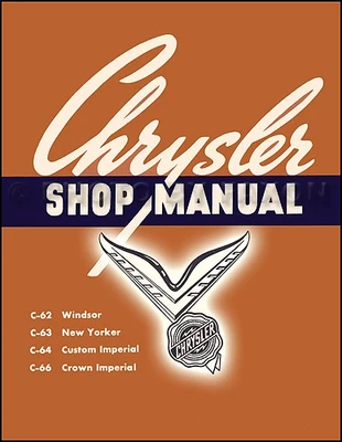 Manual De Taller Chrysler 1954 Windsor New Yorker Imperial Libro De Reparación - Imagen 1 de 4