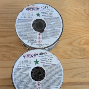 lot of 2 victory 4043 MIG Wire Aluminum 1 Lb and Victory 1 lb Mig Wire - Picture 1 of 1