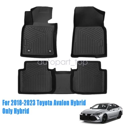 Floor Mats Liner For 2018-2023 Toyota Avalon Hybrid TPE 3D Model All-Weather Foto 1 de 4