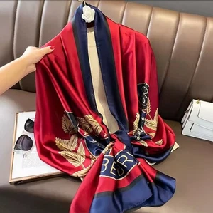 Scarf Elegant, Large, Soft,desing Colorfull, Long Shawl Neckerchief 180x90cm - Picture 1 of 4