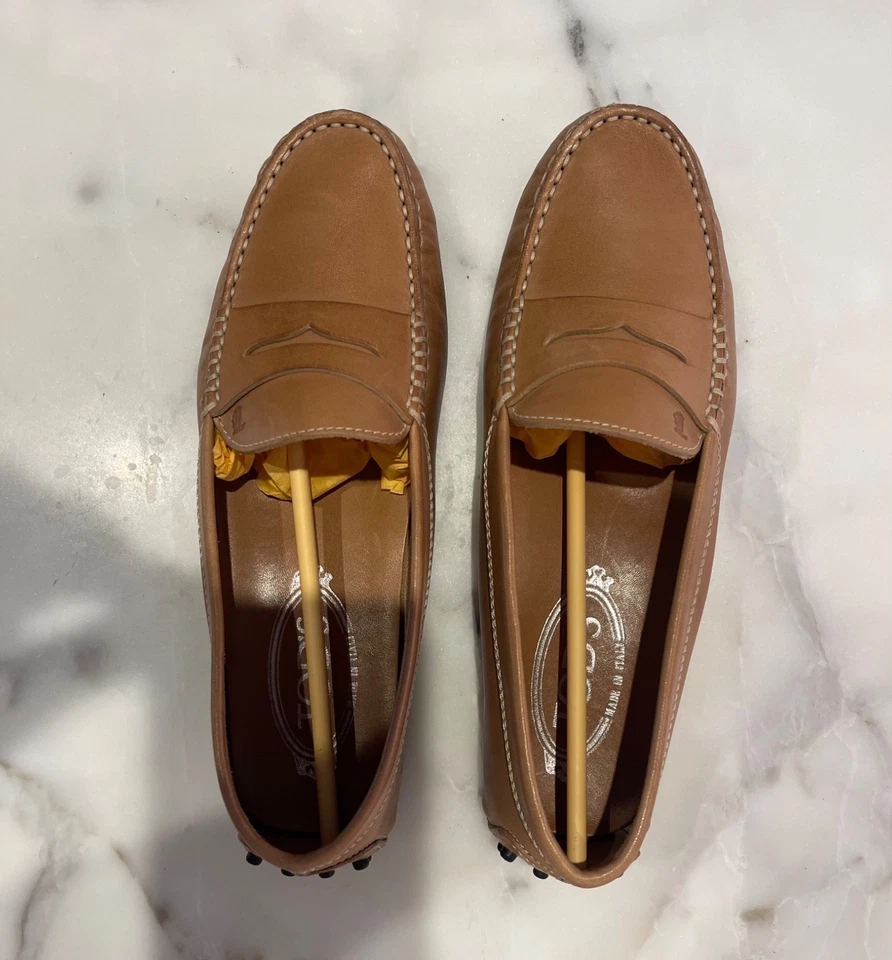 TOD’S City Gommino Driver’s, Mocasines Gamuza Penny Mujer’s Talla 36.5, Cuero Foto 1 de 4