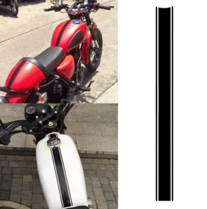 1pc Fuel Tank Cowl Motorcycle Vinyl Stripe Pinstripe Decal Sticker Universal - Picture 1 of 11