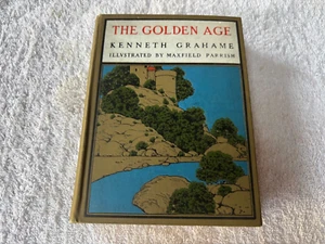Maxfield Parrish "THE GOLDEN AGE" by Kenneth Grahame 1905- Great condition!! - Picture 1 of 11