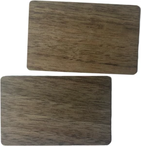MIFARE Classic 1K RFID schede legno 13,56 MHz ISO 14443A scheda chiave di ingresso (confezione da 2) - Foto 1 di 1