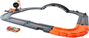 Hot Wheels Toy Car Track Set City Track Pack, 10 Component Parts, 1:64 Scale - Picture 1 of 7