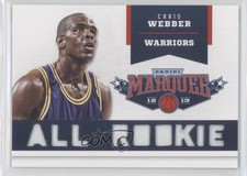 2012-13 Panini Marquee All-Rookie Team Laser Cut Chris Webber #20 HOF