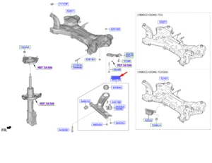 KIA CEED MK3 CD Front Left Lower Control Arm 54500G4AA0 NEW GENUINE - Picture 1 of 2