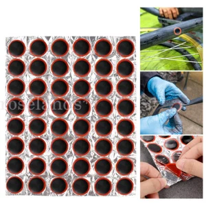 48pcs Bike Tyre Tire Tube Puncture Repair Tool Bicycle Cycling Patches Tyre - Picture 1 of 11