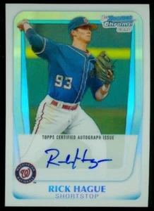 2011 Bowman Chrome Prospect Autographs Refractors #BCP112 Rick Hague Auto /500 - Picture 1 of 1
