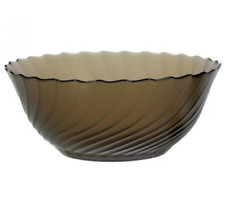 3-qt Luminarc Ocean Eclipse Large Bowl Brown Tempered Glass Serving Bowl