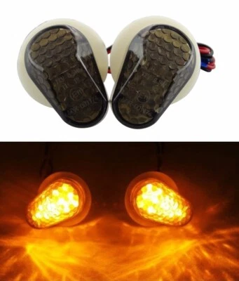 Indicador de luz de señal de giro LED de montaje empotrado para Yamaha KLX250 YZ125 KX85 XG250 Foto 1 de 4