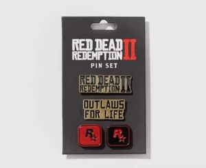 Red Dead Redemption II Pin Set, Set Of 4 Pins, New Rockstar Games - Picture 1 of 2