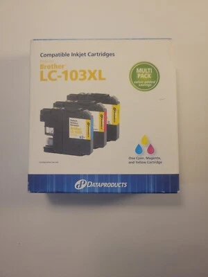 Dataproducts Brother LC103XL Tri-Color Ink Cartridges *BRAND NEW SEALED* - Image 1 of 4