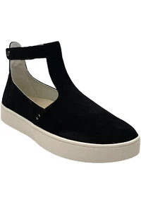 Neu Spenco Indio 9 schwarze Wildlederschuhe Orthese Maryjane Ausschnitt Stiefel Turnschuhe - Bild 1 von 8
