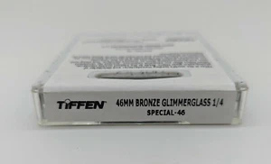 New Tiffen 46mm Bronze Glimmerglass 1/4 Filter Glimmer Glass - Special OEM - Picture 1 of 11