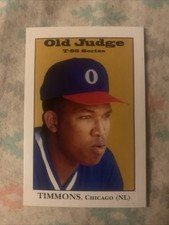1995 Signature Rookies Old Judge #32 Ozzie Timmons Chicago Cubs