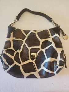Dooney & Bourke Giraffe Large Hobo Shoulder Handbag Purse - Picture 1 of 14