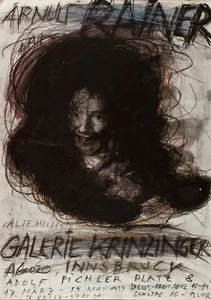 Arnulf Rainer - Alte Meister, Poster / Plakat von 1989. - Bild 1 von 1