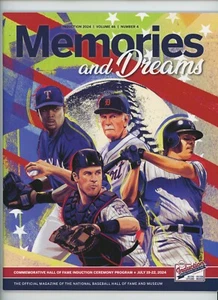 2024 BASEBALL HALL OF FAME INDUCTION DAY PROGRAM MAUER, BELTRE, LEYLAND, HELTON - Picture 1 of 2