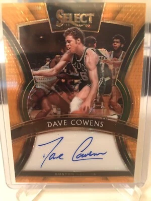 2019 SELECT FOTL Dave Cowens NEON ORANGE PULSAR Auto #11/35 SSP CELTICS - Image 1 of 2