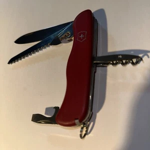 Mochila vintage (MOD.DEP) Victorinox 111 mm con bloqueo deslizante cuchillo suizo descontinuado - Imagen 1 de 12