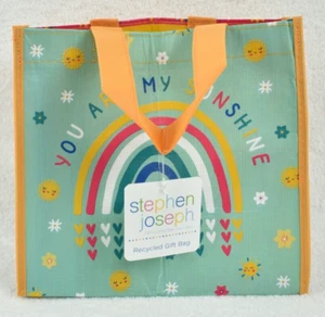 Bolsa de regalo reciclada Stephen Joseph / You Are My Sunshine / Bolsa mediana con asas - Imagen 1 de 9