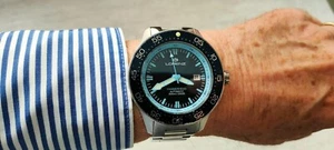 LORENZ Automatic *HAMMERHEAD* Diver SUB 600m 2000Ft !!! Helium Valve STUPENDOUS! - Foto 1 di 23