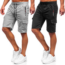 Cargohose Kurzhose Bermudas Shorts Sporthose Motiv Jogging Herren Mix BOLF Kurze