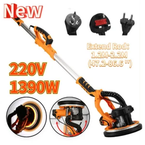 Powerful Adjust 6-Speed 1390W Drywall Polishing Machine Sander W/ 6 Sanding Disc - Picture 1 of 15