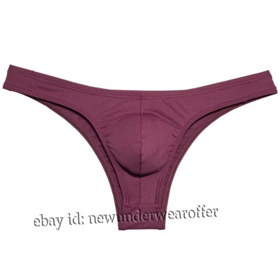 Calzoncillos de bikini de segunda piel para hombre ropa interior bolsa ergonómica abultada calzoncillos descarados Foto 1 de 4