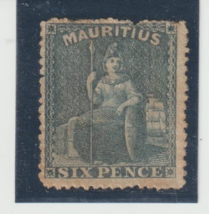 Mauritius Scott #22 MH pulled perf CV$37. - Picture 1 of 2
