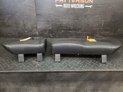 Land Rover LR2 2008 asiento trasero izquierdo y derecho cojín inferior solo cuero negro B Foto 1 de 4