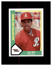 1990 Rochester Red Wings CMC #13 Juan Bell