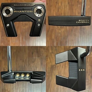 Scotty Cameron 2025 Phantom 5 Circle H Putter - New - Xtreme Dark Finish - Gold - Picture 1 of 10